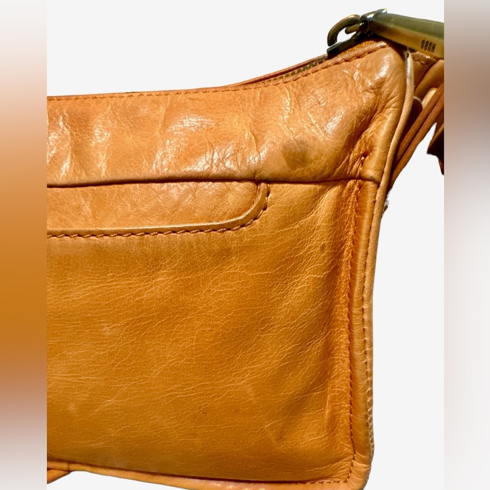 Orange Hobo International Leather Crossbody Bag Small Purse Mission Clay - Picture 14 of 14